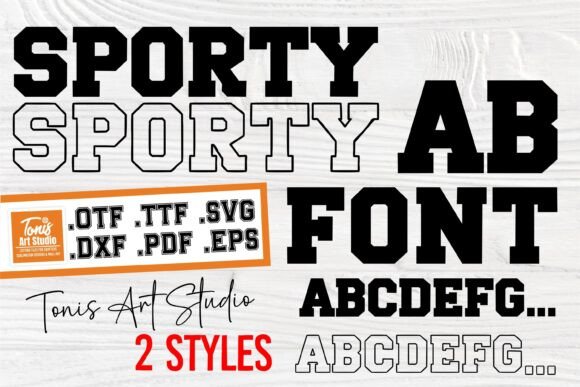 AB Sporty: A Typeface for Athletic Branding