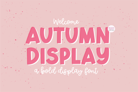Autumn Display: A Simple Bold Retro Font for Creative Projects
