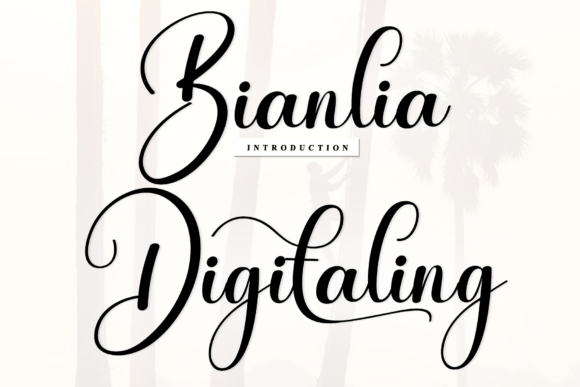 Bianlia Digitaling: A Handwritten Font That Breathes Life Into Your Projects