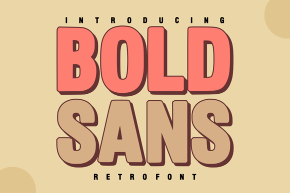 Bold Sans: The Retro Groovy Typeface That Commands Attention