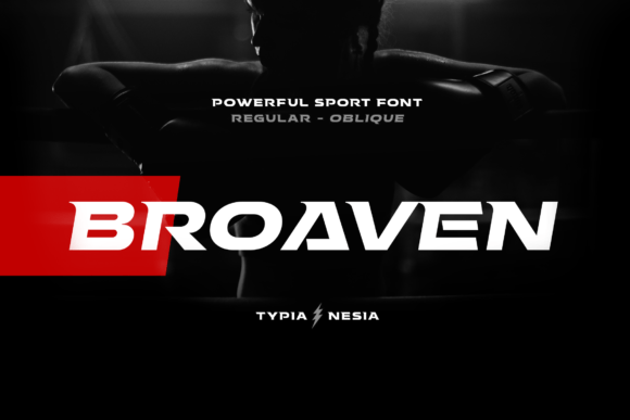 Broaven: The Bold Slab Serif for Racing, Tech, and Branding