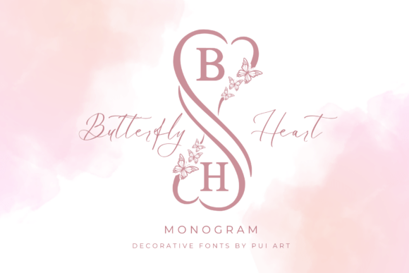 Butterfly Heart Monogram: Crafting Memorable Designs