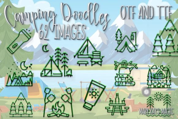 Camping Doodles: Infuse Your Designs with Outdoor Adventure