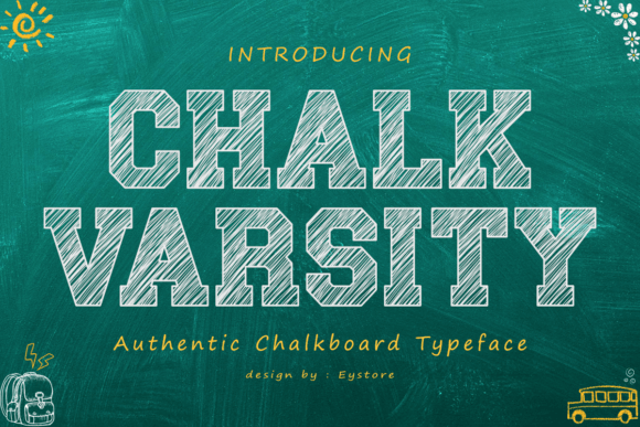 Chalk Varsity: A Handcrafted Font with Collegiate Charm