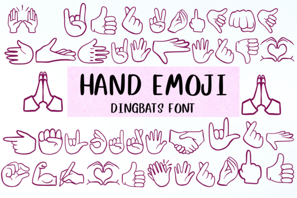 Hand Emoji: Inject Playful Personality into Your Typography