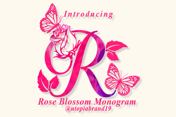 Infusing Projects with Floral Elegance: The Rose Blossom Monogram