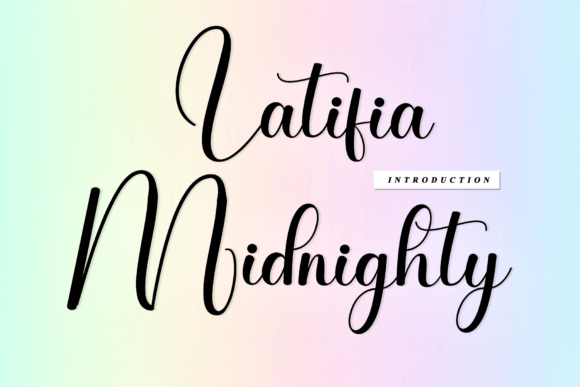 Latifia Midnighty: A Font with Character