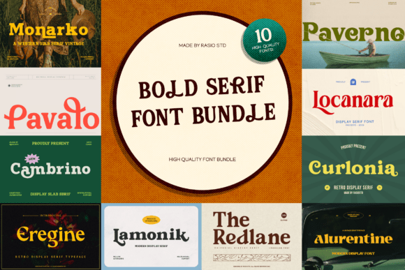 Make a Statement with the Bold Serif Bundle