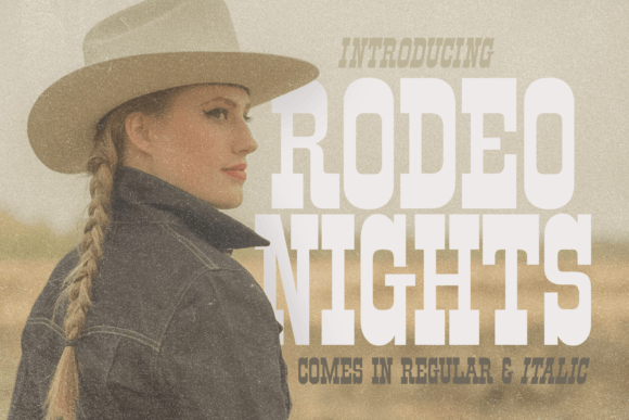 Rodeo Nights: The Slab Serif Font with Western Soul