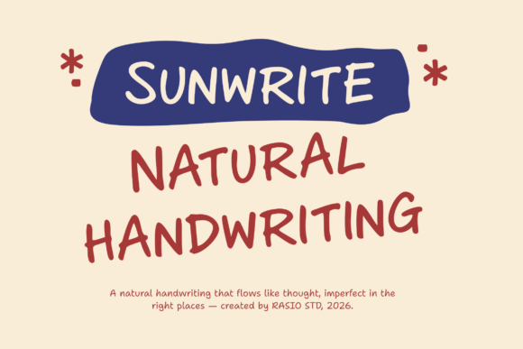 Sunwrite: The Handcrafted Display Font for Authentic Brands