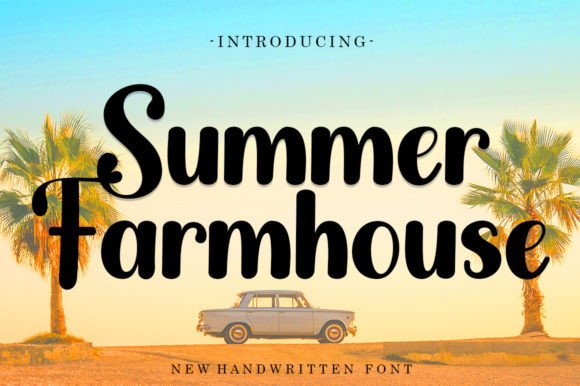 The Cozy Allure of Summer Farmhouse Font for Creative Projects