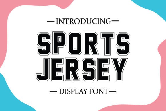Unleash Your Team's Spirit with the Sports Jersey Font